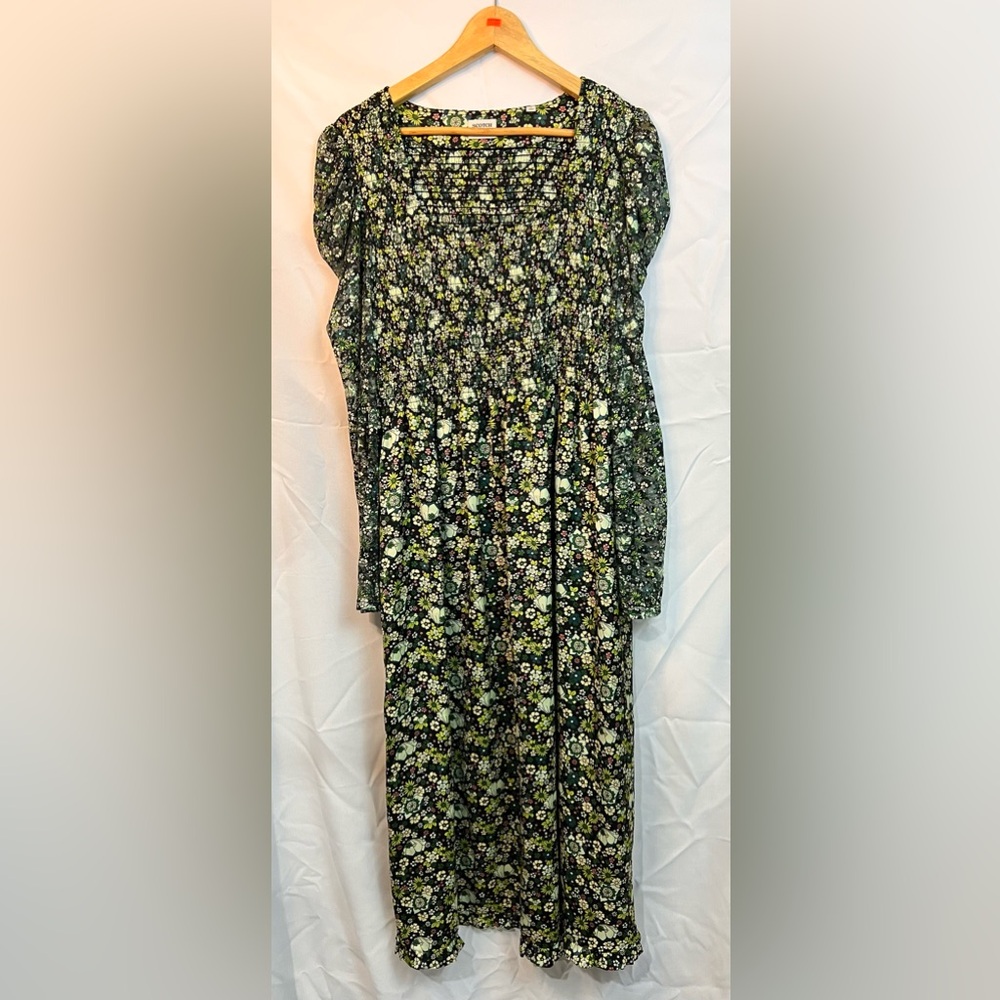 Romantic Scotch and Soda floral long-sleeve dress